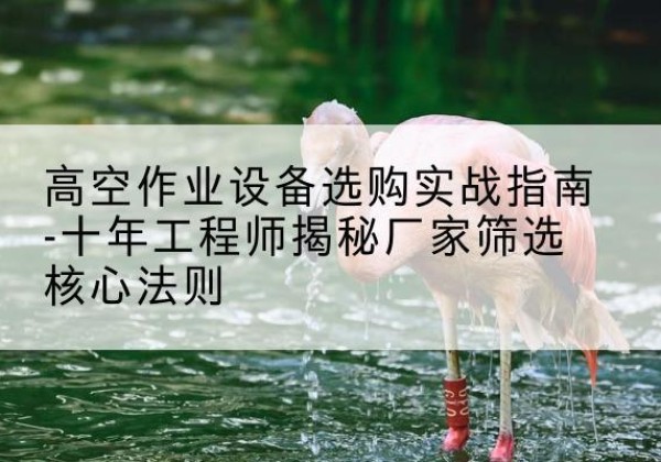 锦江剪叉式升降机厂家-高空作业设备选购实战指南-十年工程师揭秘厂家筛选核心法则